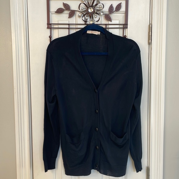 Tory Burch Sweaters - Tory Burch Navy Cardigan